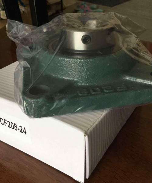UCF208-24 Pillow Block Flange Bearing 1-1/2" Bore 4 Bolt Solid Base 